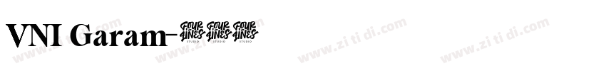 VNI Garam字体转换
